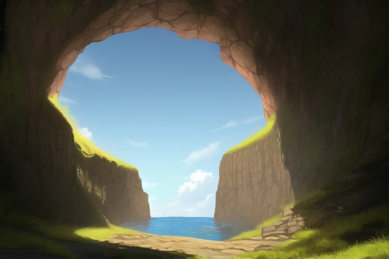 ・背景素材 ダンジョン 洞窟 宝箱( Dungeons_and_caves Treasure Chest)のイラスト 590枚