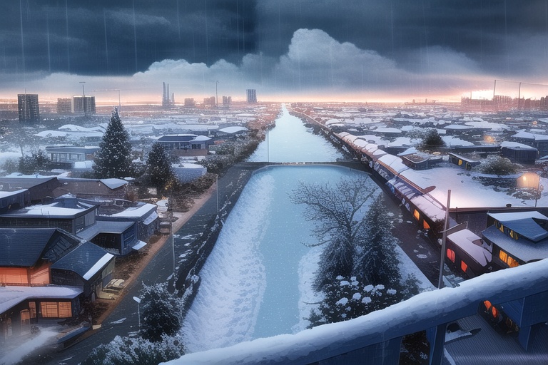 ・背景素材 破壊された都市【Vol.3】~廃墟、ゴーストタウンのイラスト 1000枚