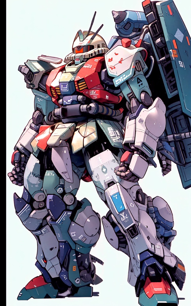 Stable Diffusion 技術検証 10 ザク モビルスーツ pixelart