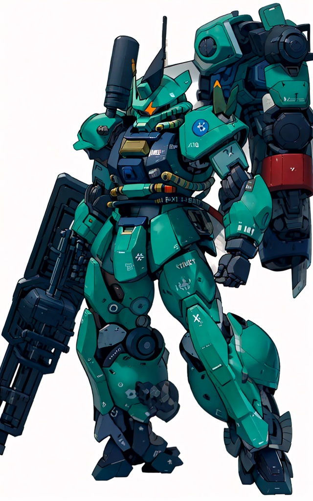 Stable Diffusion 技術検証 10 ザク モビルスーツ pixelart