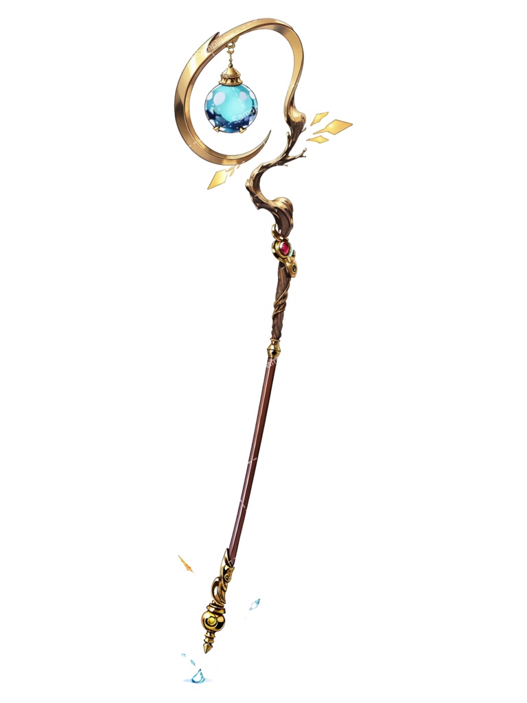 【デザイン資料集】魔法の杖・魔法のステッキ デザインコレクション