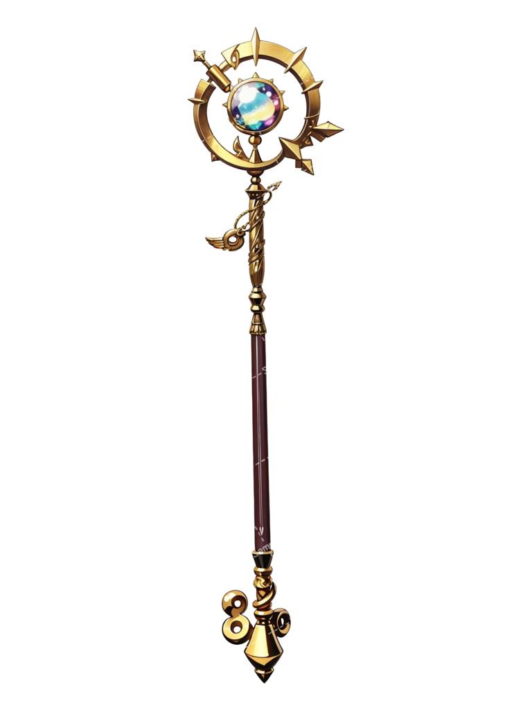 【デザイン資料集】魔法の杖・魔法のステッキ デザインコレクション