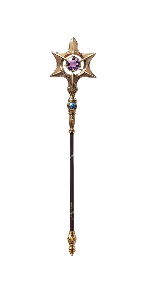 【デザイン資料集】魔法の杖・魔法のステッキ デザインコレクション