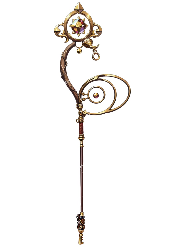 【デザイン資料集】魔法の杖・魔法のステッキ デザインコレクション