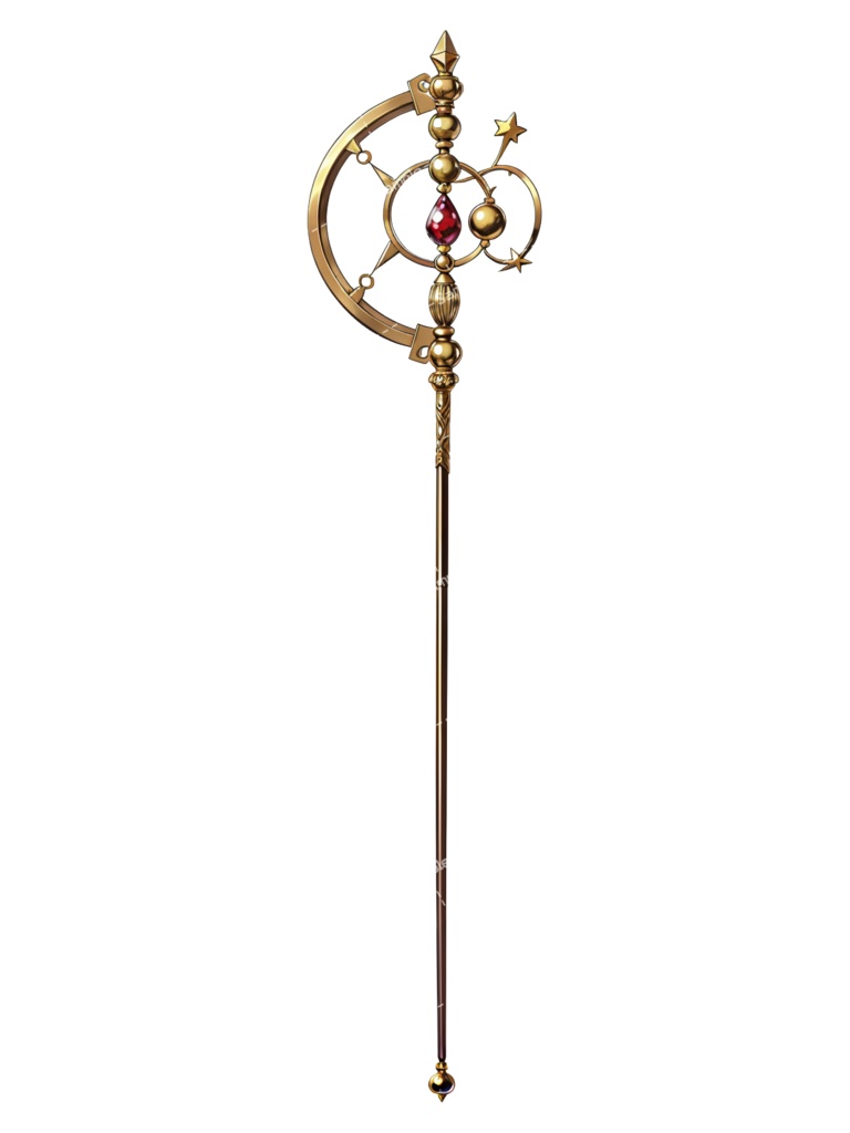 【デザイン資料集】魔法の杖・魔法のステッキ デザインコレクション