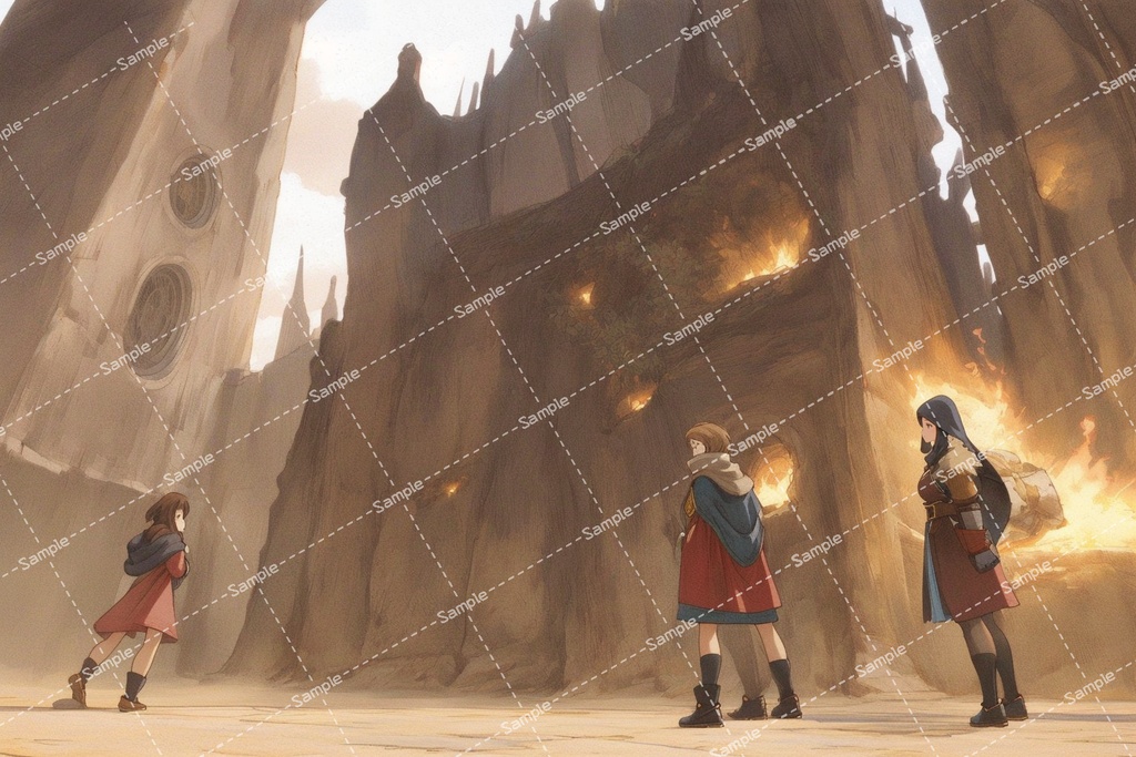 Stable Diffusion 技術検証 -シェーディングテスト-