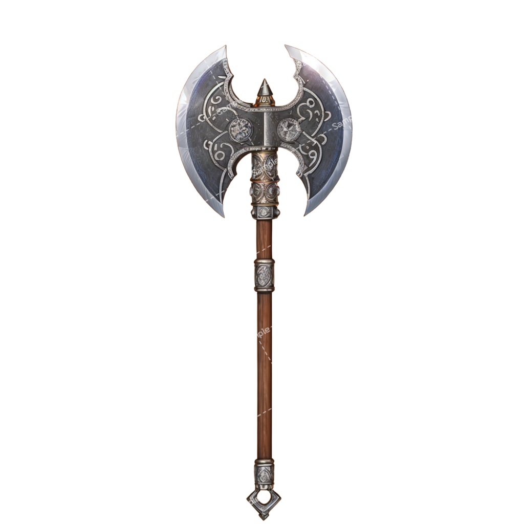 【デザイン資料集】 斧/バトルアックス デザインコレクション