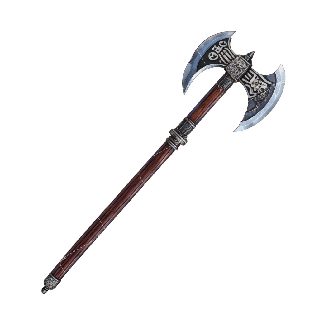 【デザイン資料集】 斧/バトルアックス デザインコレクション