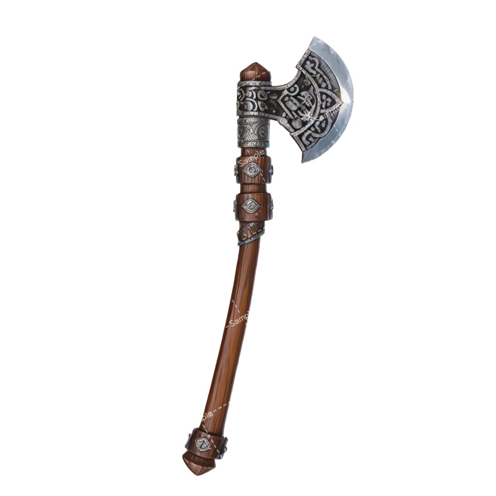 【デザイン資料集】 斧/バトルアックス デザインコレクション