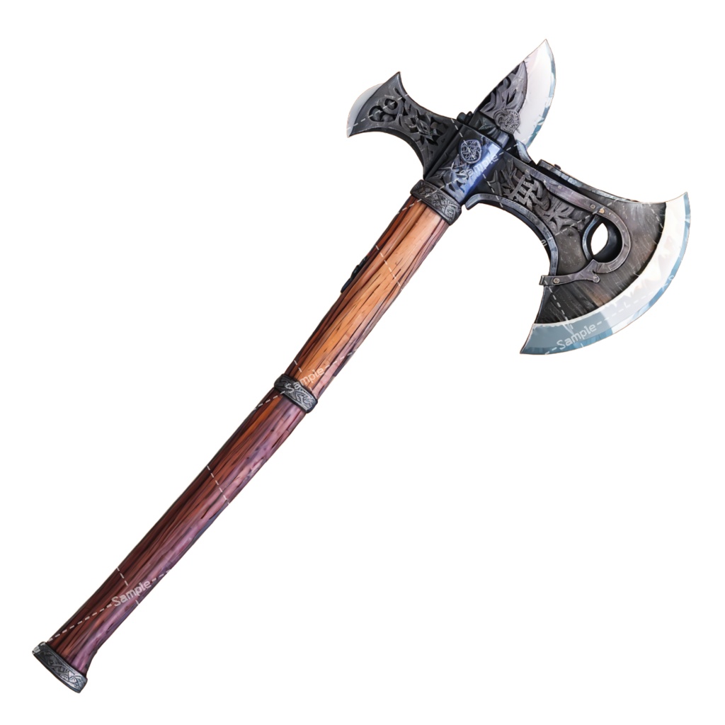 【デザイン資料集】 斧/バトルアックス デザインコレクション