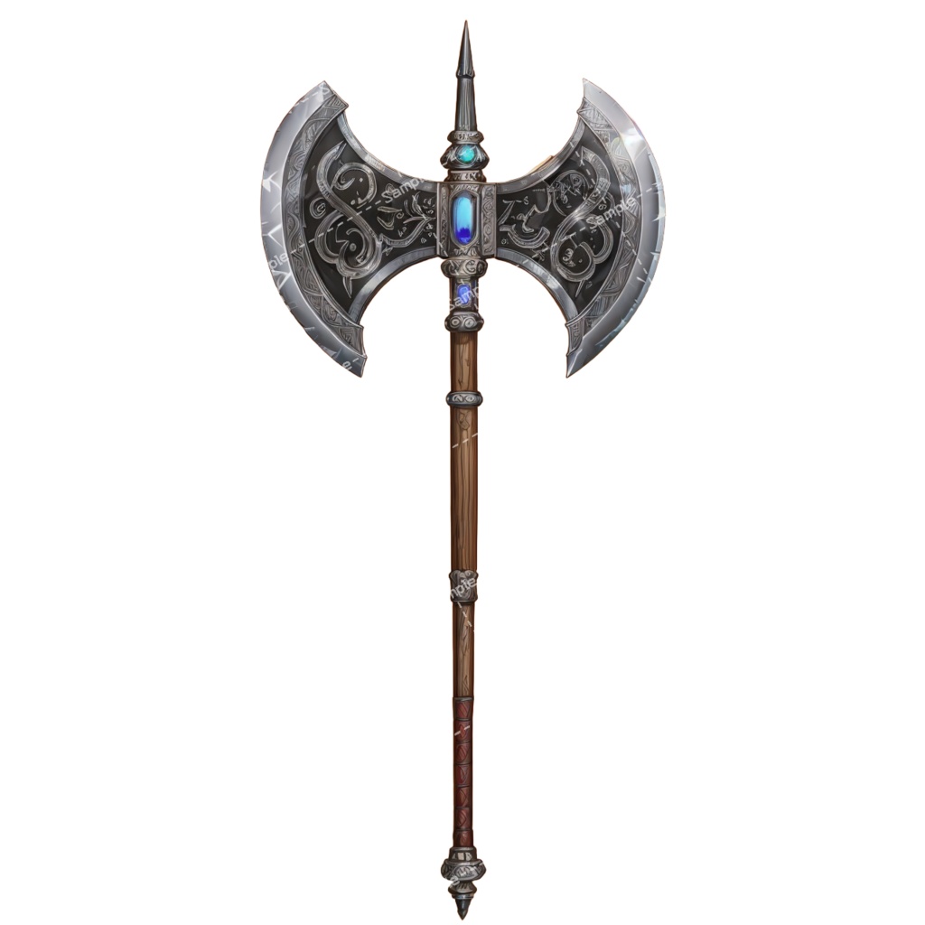 【デザイン資料集】 斧/バトルアックス デザインコレクション