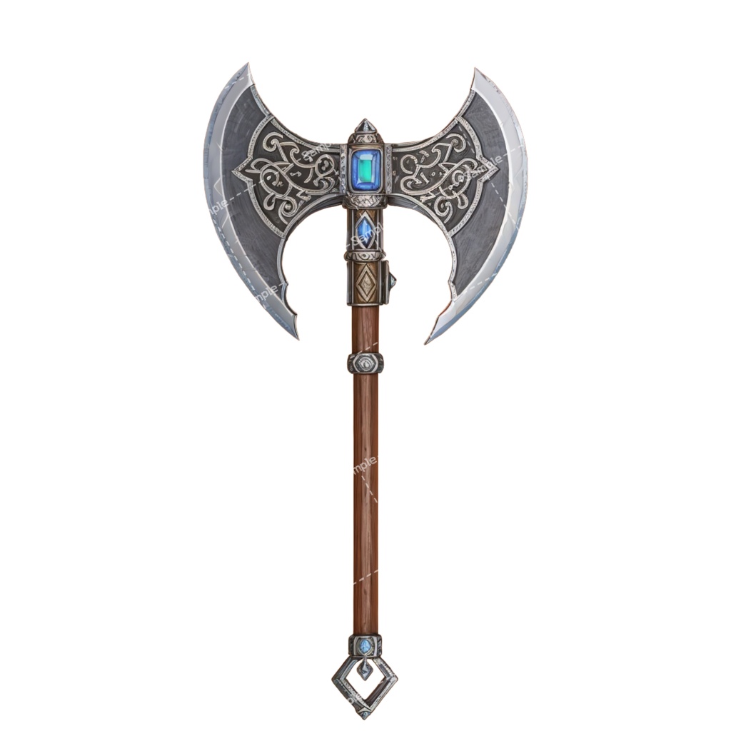 【デザイン資料集】 斧/バトルアックス デザインコレクション