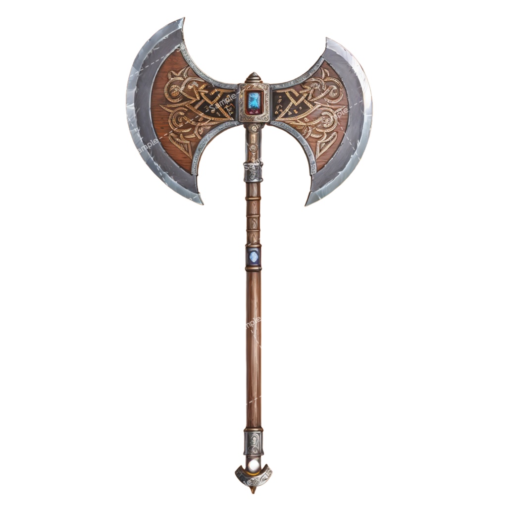 【デザイン資料集】 斧/バトルアックス デザインコレクション