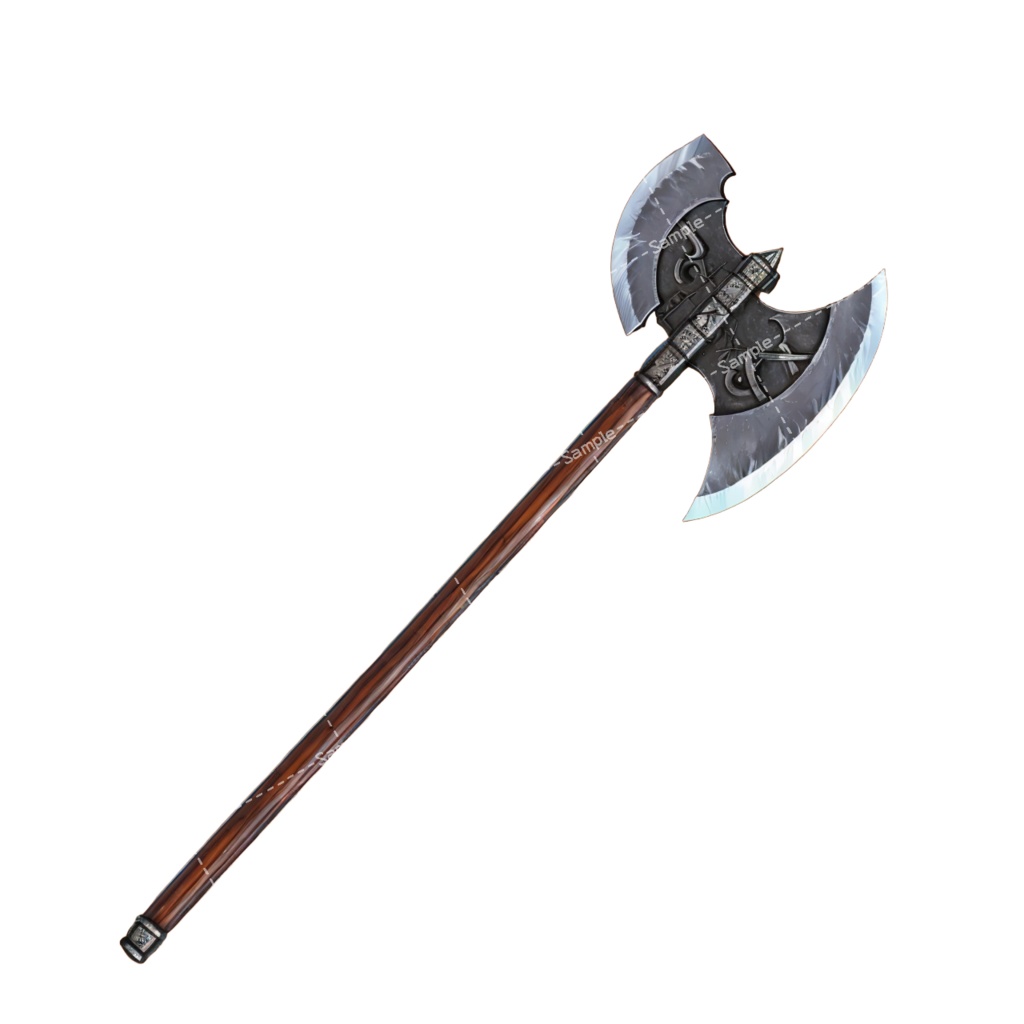 【デザイン資料集】 斧/バトルアックス デザインコレクション