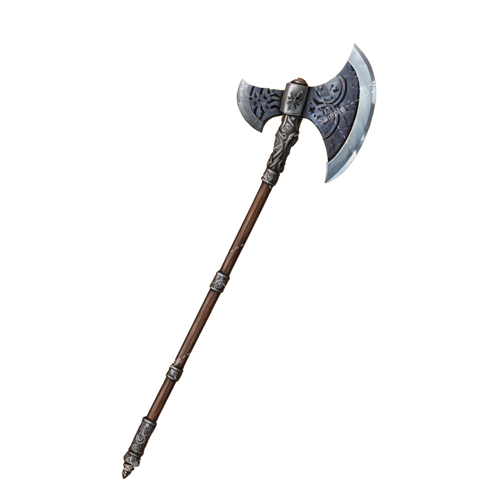 【デザイン資料集】 斧/バトルアックス デザインコレクション