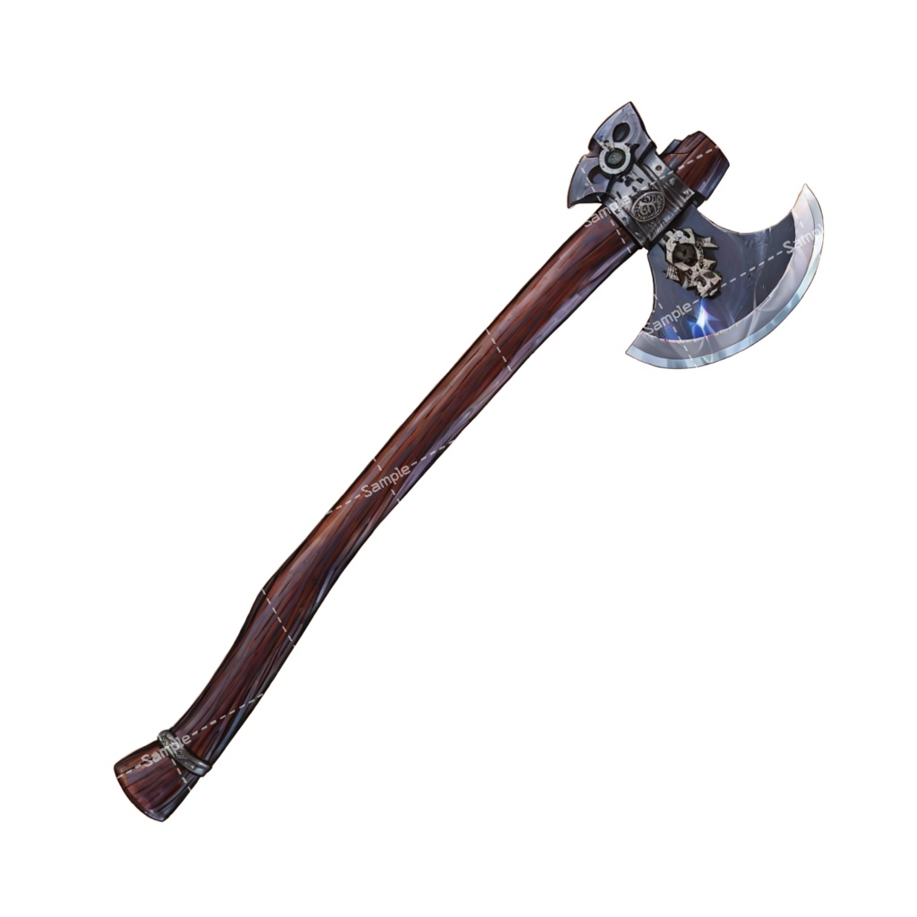 【デザイン資料集】 斧/バトルアックス デザインコレクション