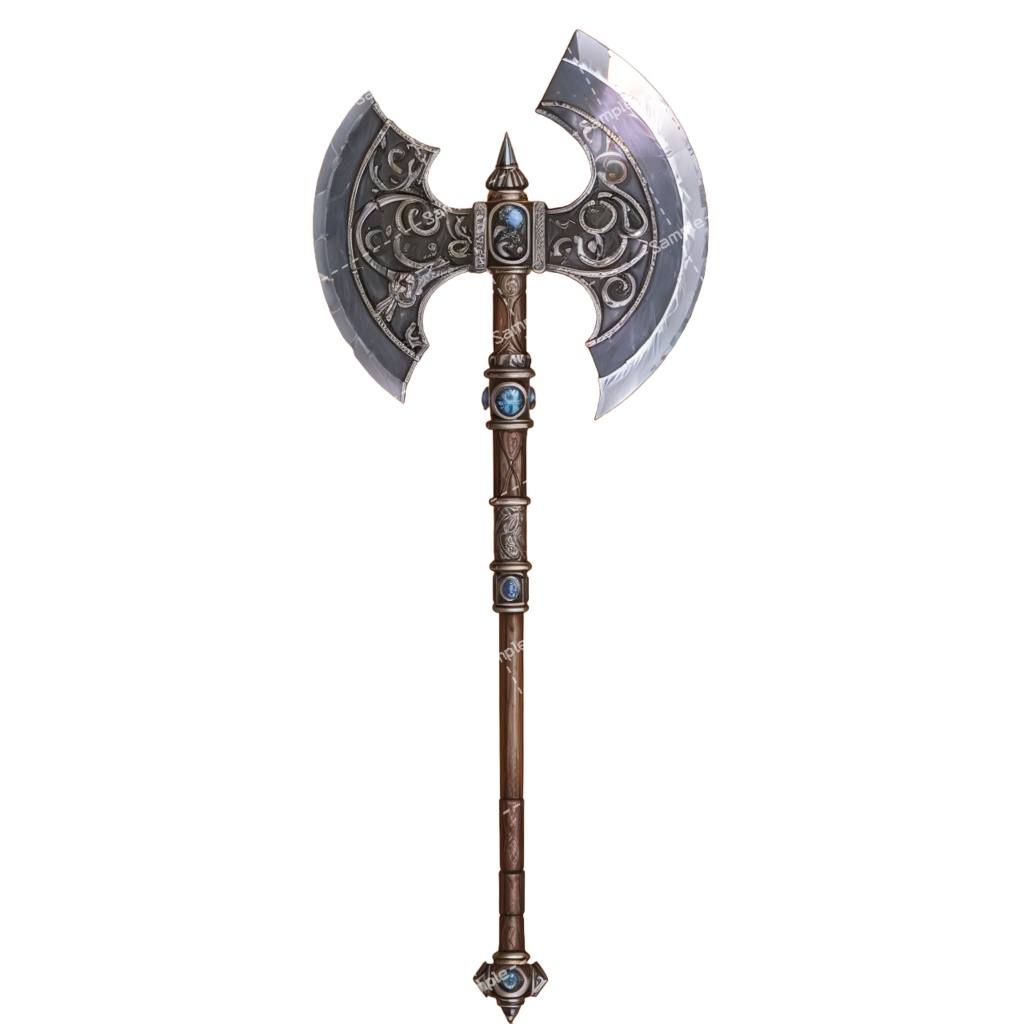 【デザイン資料集】 斧/バトルアックス デザインコレクション