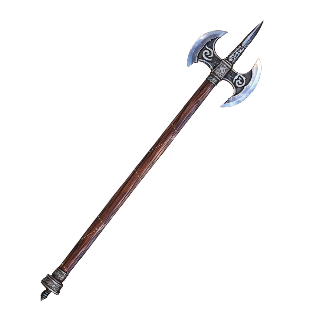 【デザイン資料集】 斧/バトルアックス デザインコレクション