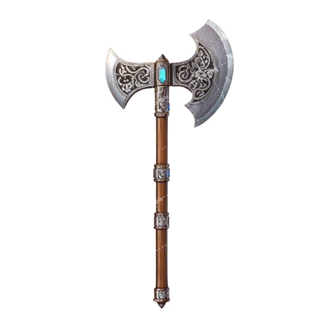 【デザイン資料集】 斧/バトルアックス デザインコレクション