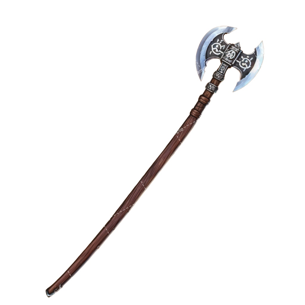 【デザイン資料集】 斧/バトルアックス デザインコレクション