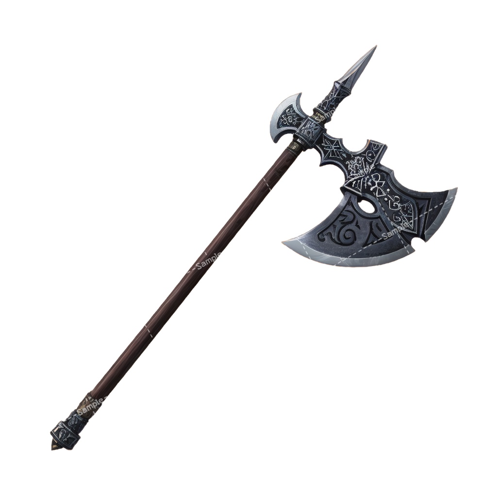 【デザイン資料集】 斧/バトルアックス デザインコレクション