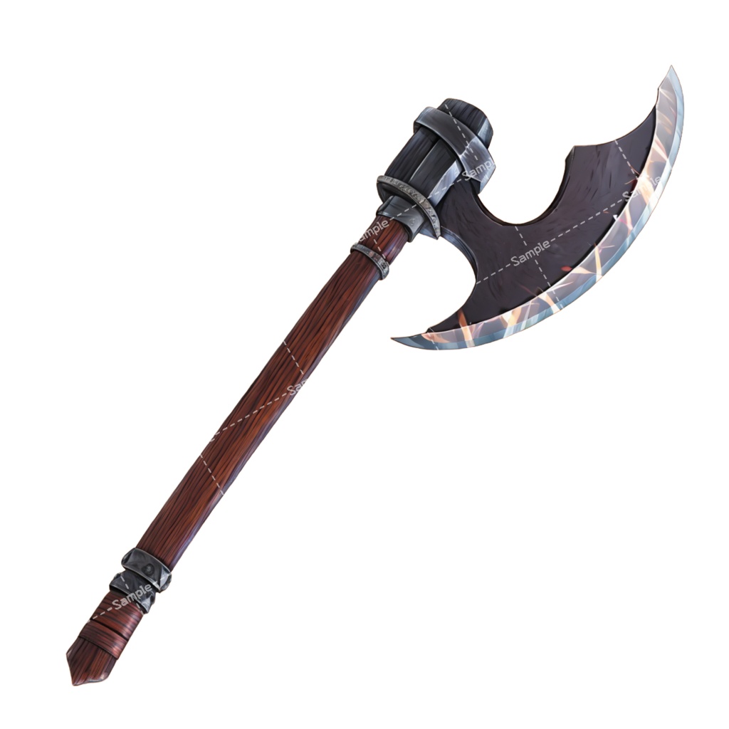 【デザイン資料集】 斧/バトルアックス デザインコレクション