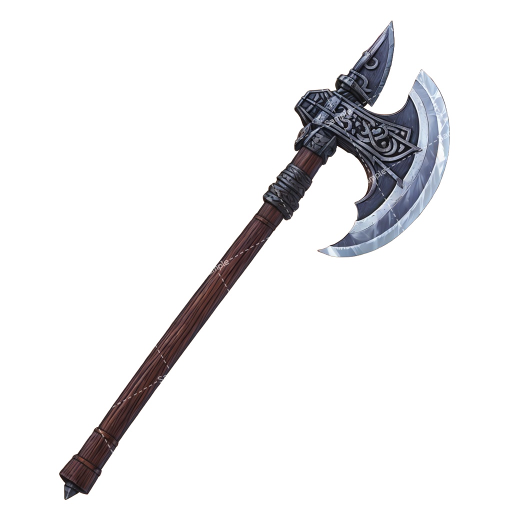 【デザイン資料集】 斧/バトルアックス デザインコレクション