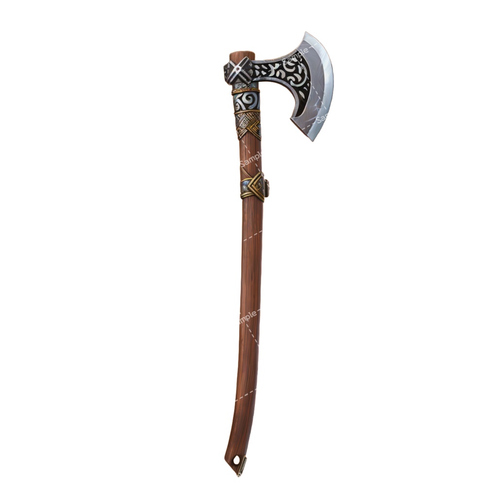 【デザイン資料集】 斧/バトルアックス デザインコレクション