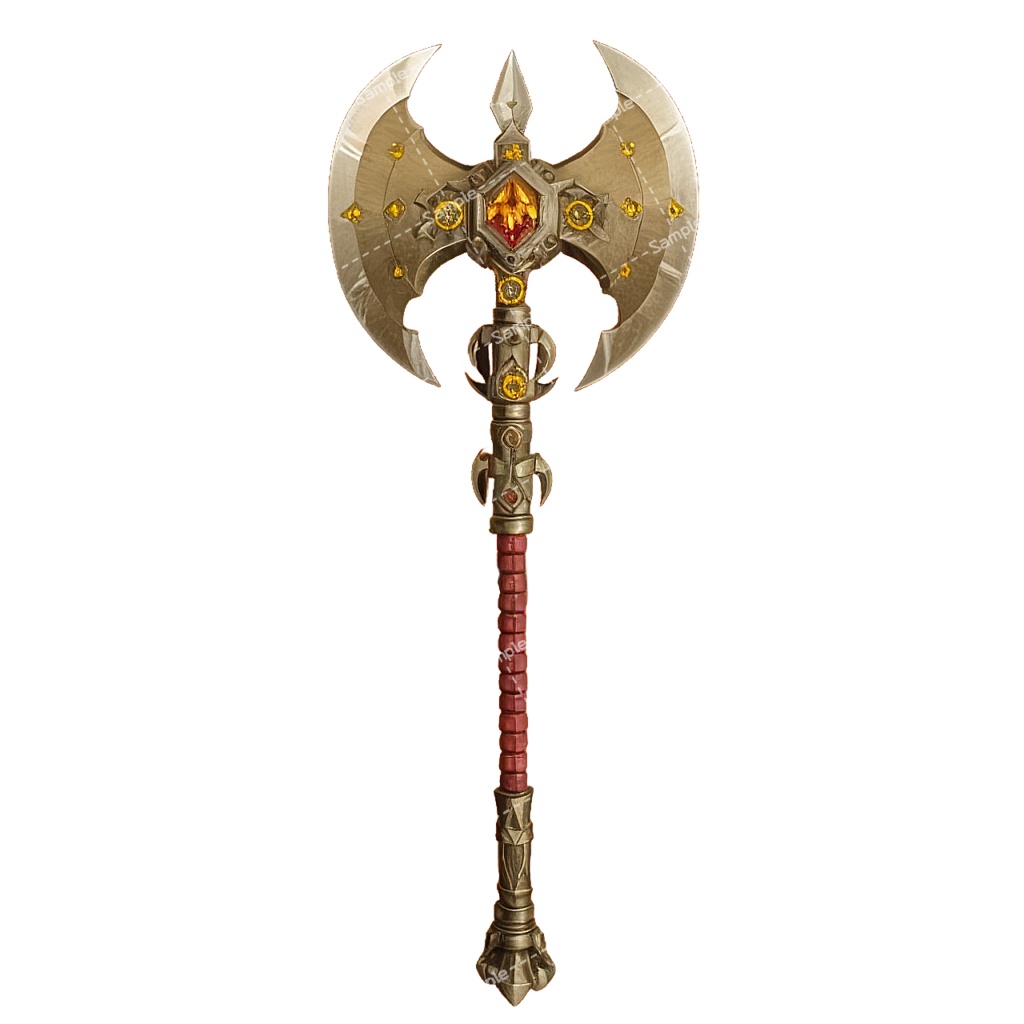 【デザイン資料集】 斧/バトルアックス デザインコレクション