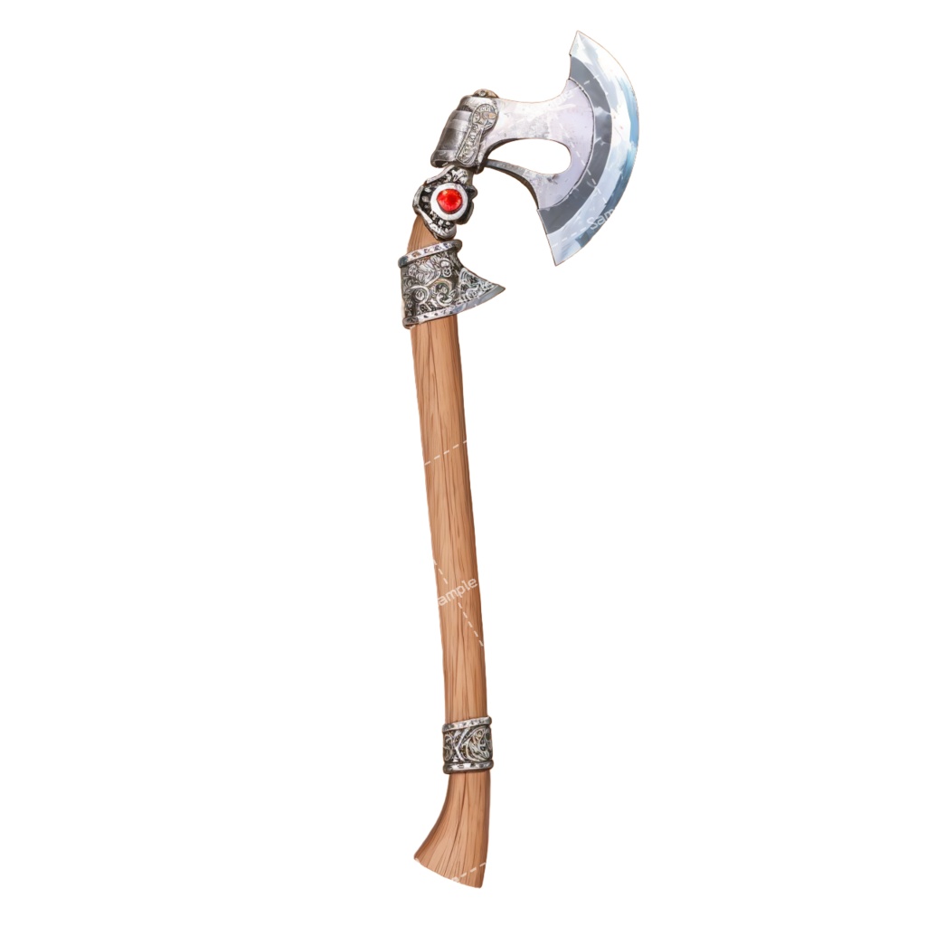 【デザイン資料集】 斧/バトルアックス デザインコレクション