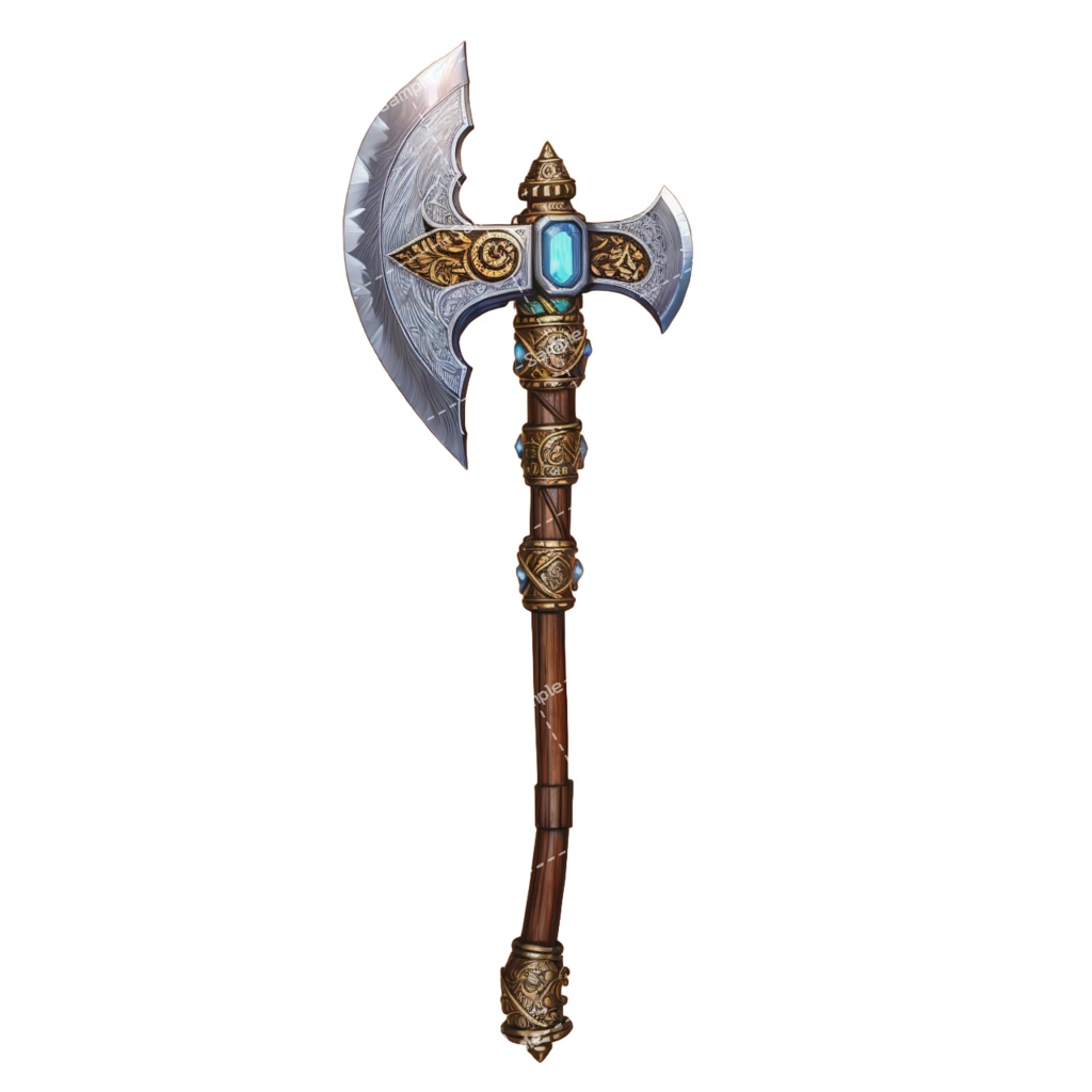 【デザイン資料集】 斧/バトルアックス デザインコレクション