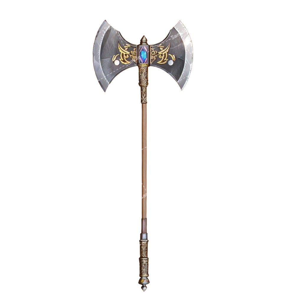 【デザイン資料集】 斧/バトルアックス デザインコレクション