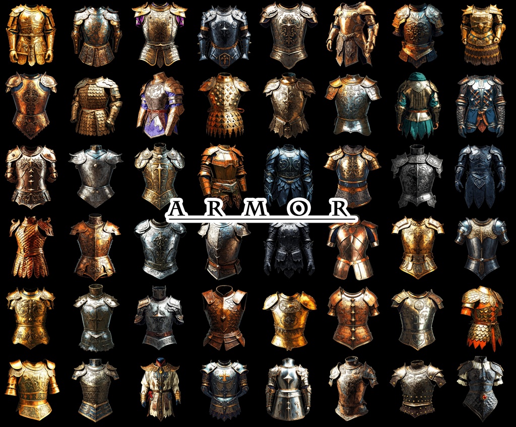 【デザイン資料集】武器・防具 ver1 デザインコレクション