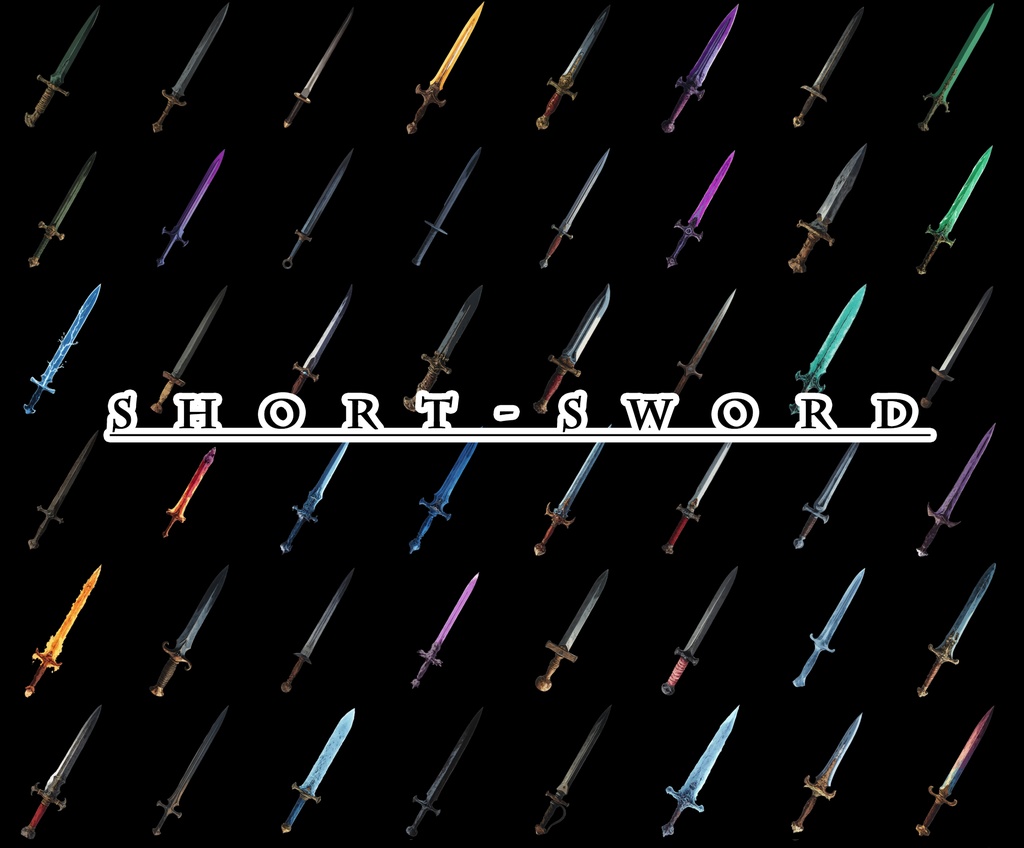 【デザイン資料集】武器・防具 ver1 デザインコレクション