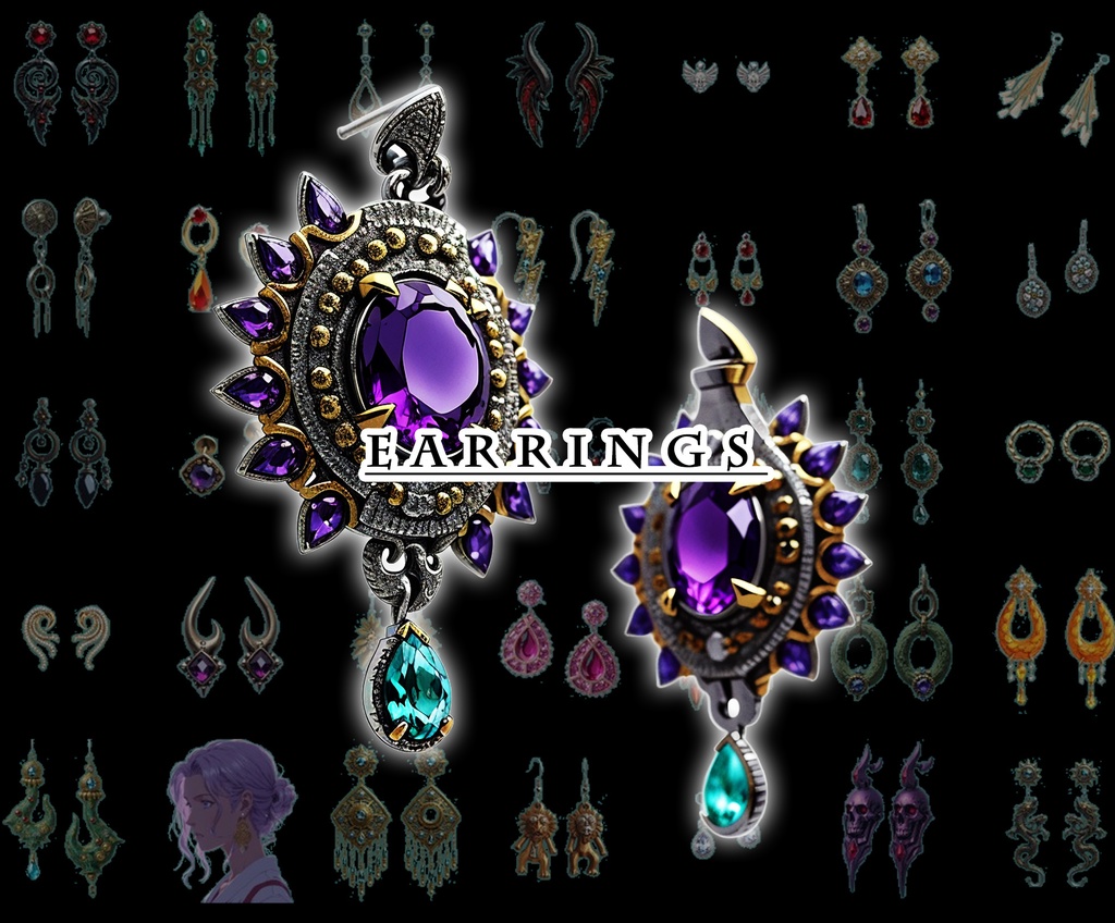 【デザイン資料集】道具・装身具 ver1 デザインコレクション