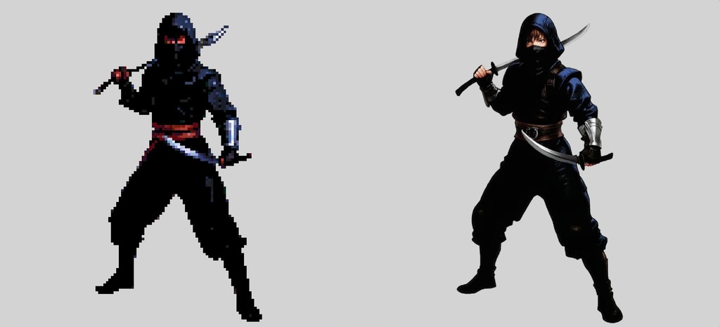 【デザイン資料集】ドット絵 + ノーマルアートモンスターA ver1 ←★!!データ追加