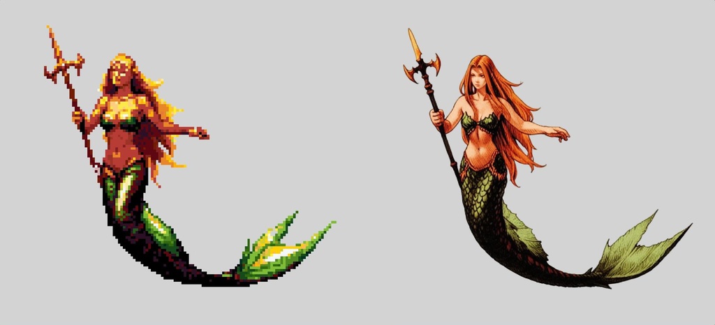 【デザイン資料集】ドット絵 + ノーマルアートモンスターA ver1 ←★!!データ追加