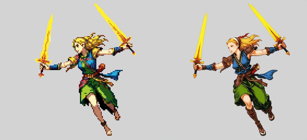 【デザイン資料集】ドット絵 + ノーマルアートモンスターA ver1 ←★!!データ追加