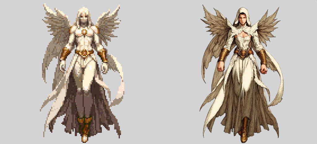 【デザイン資料集】ドット絵 + ノーマルアートモンスターA ver1 ←★!!データ追加