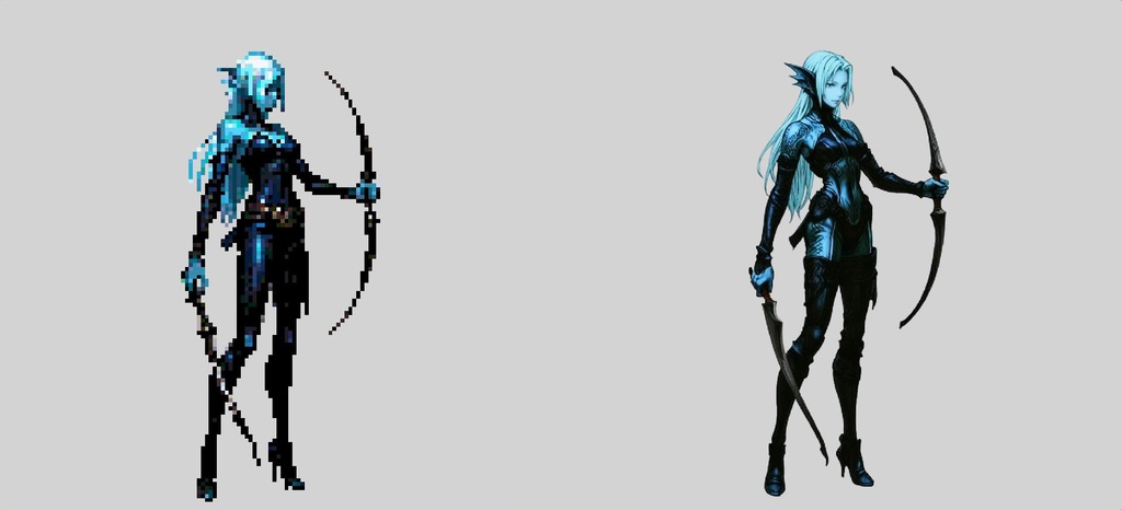 【デザイン資料集】ドット絵 + ノーマルアートモンスターA ver1 ←★!!データ追加