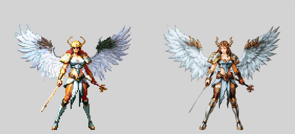 【デザイン資料集】ドット絵 + ノーマルアートモンスターA ver1 ←★!!データ追加