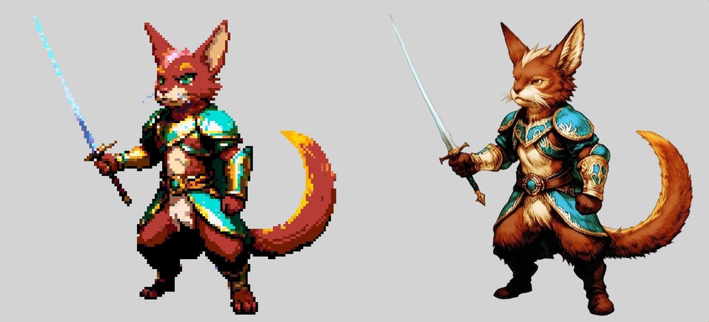 【デザイン資料集】ドット絵 + ノーマルアートモンスターA ver1 ←★!!データ追加