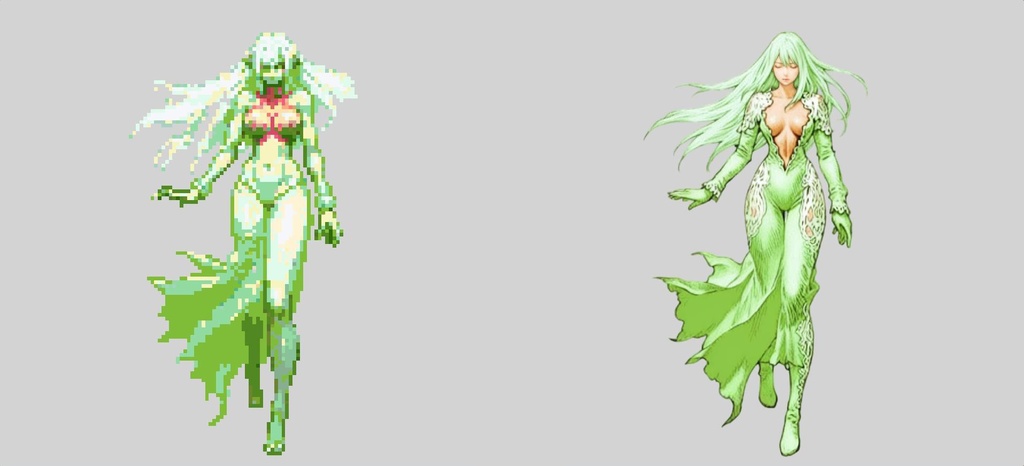 【デザイン資料集】ドット絵 + ノーマルアートモンスターA ver1 ←★!!データ追加