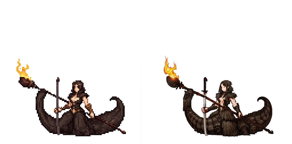 【デザイン資料集】ドット絵 + ノーマルアートモンスターB ver1 ←★!!データ追加