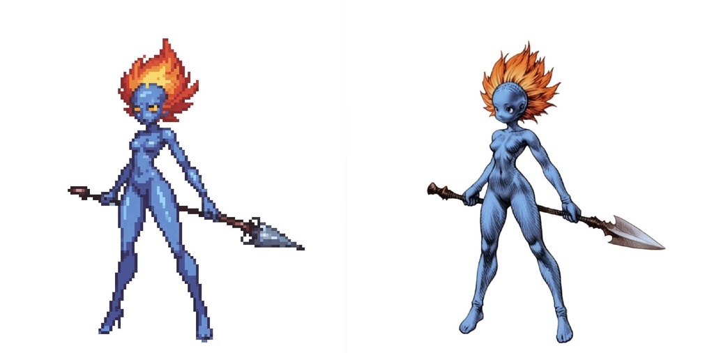 【デザイン資料集】ドット絵 + ノーマルアートモンスターB ver1 ←★!!データ追加