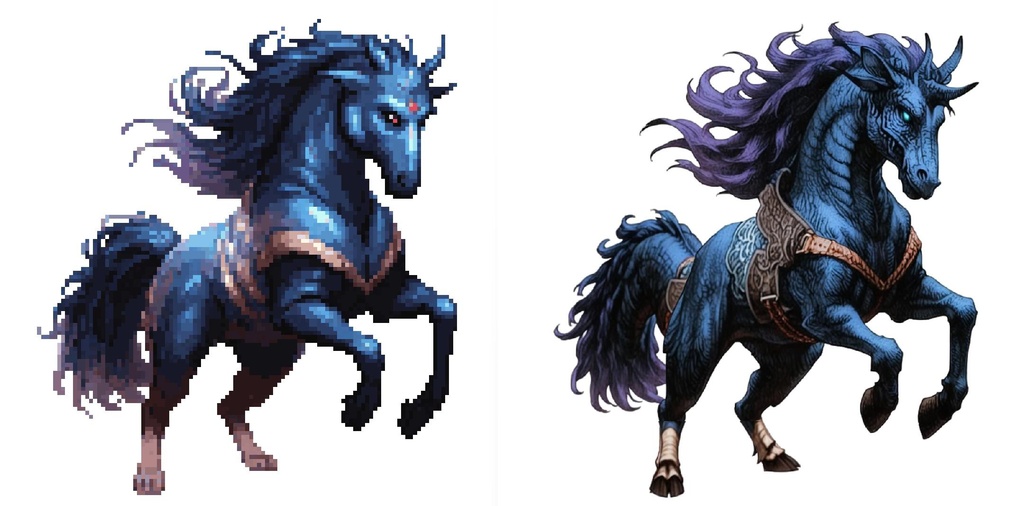 【デザイン資料集】ドット絵 + ノーマルアートモンスターB ver1 ←★!!データ追加