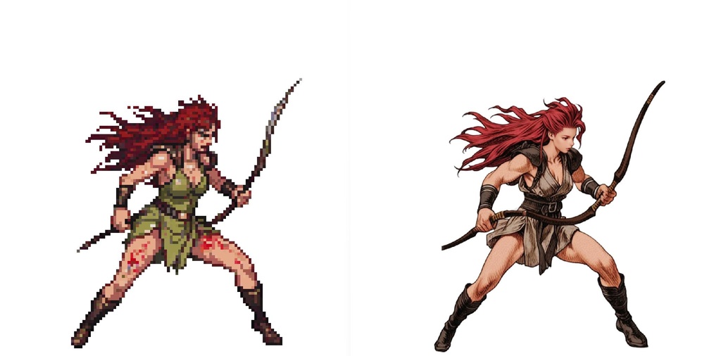 【デザイン資料集】ドット絵 + ノーマルアートモンスターB ver1 ←★!!データ追加