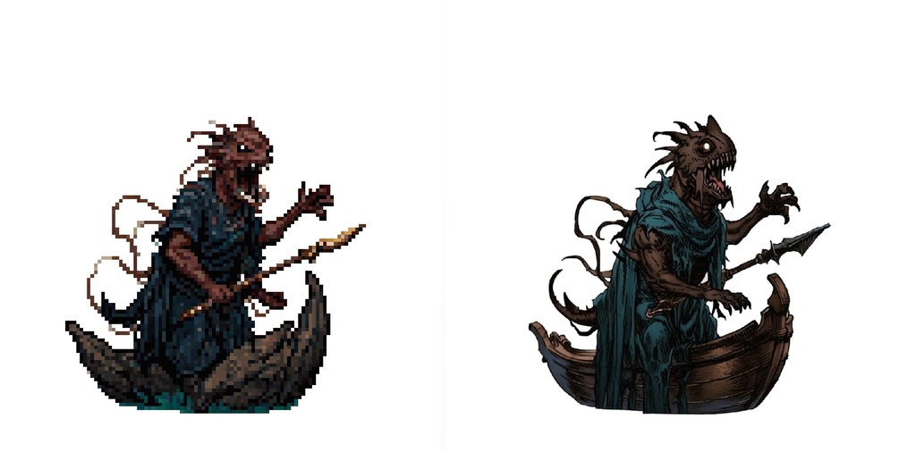 【デザイン資料集】ドット絵 + ノーマルアートモンスターB ver1 ←★!!データ追加