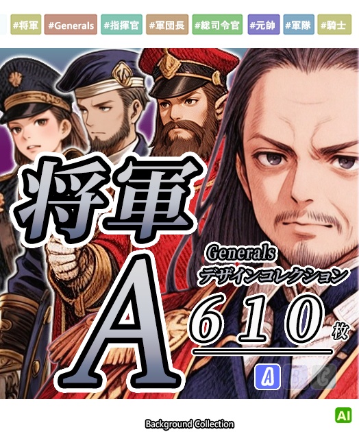 【デザイン資料集】将軍(Generals)デザインコレクション[A] 