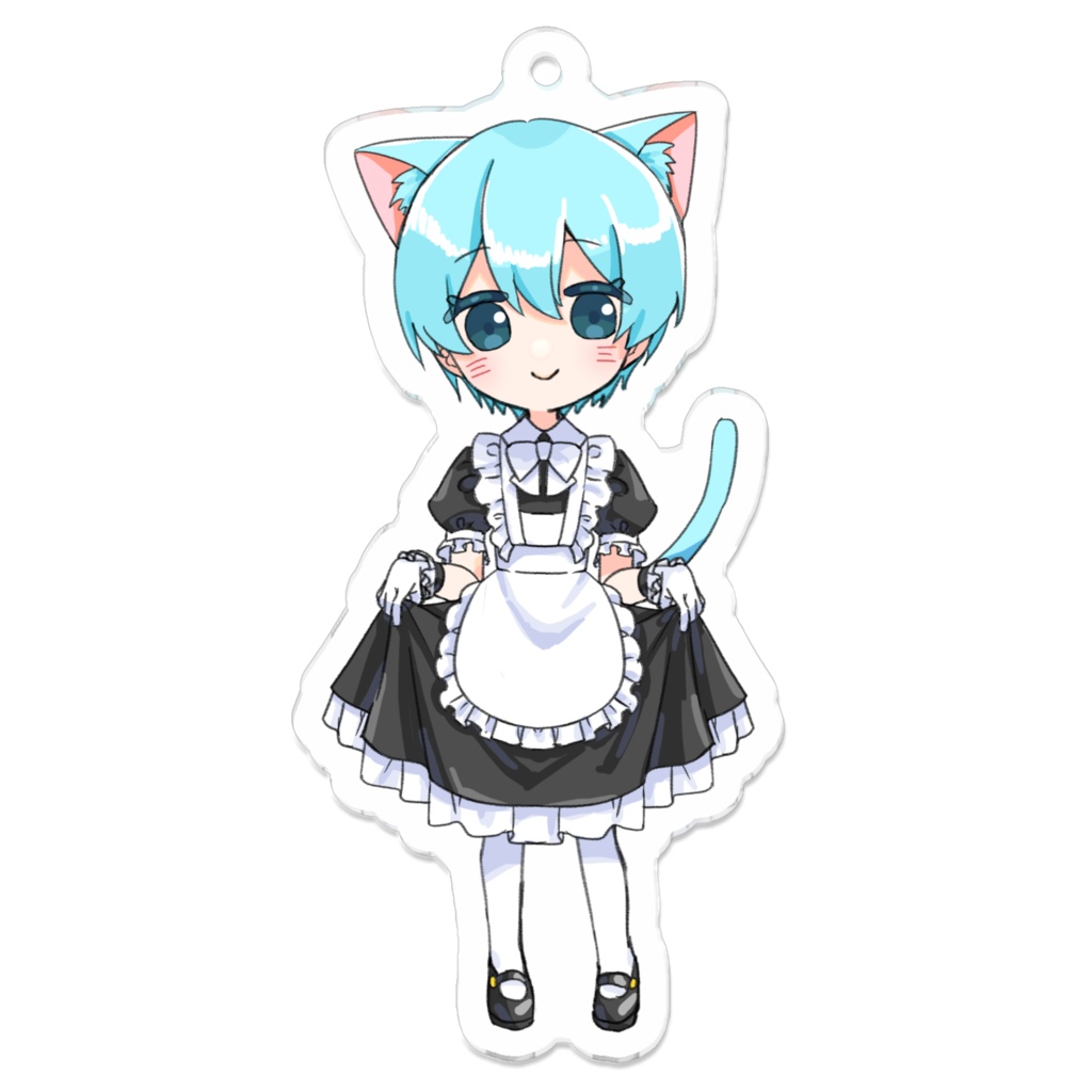 村上さんアクリルキーホルダー(ひざ丈メイド服Ver.)